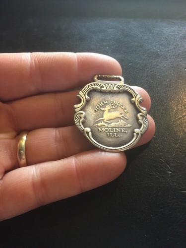 John deere pocket watch fob - john,